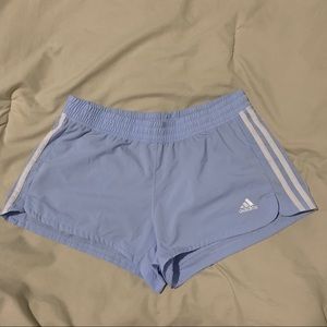 Light Blue Adidas Climalite Shorts with DrawString